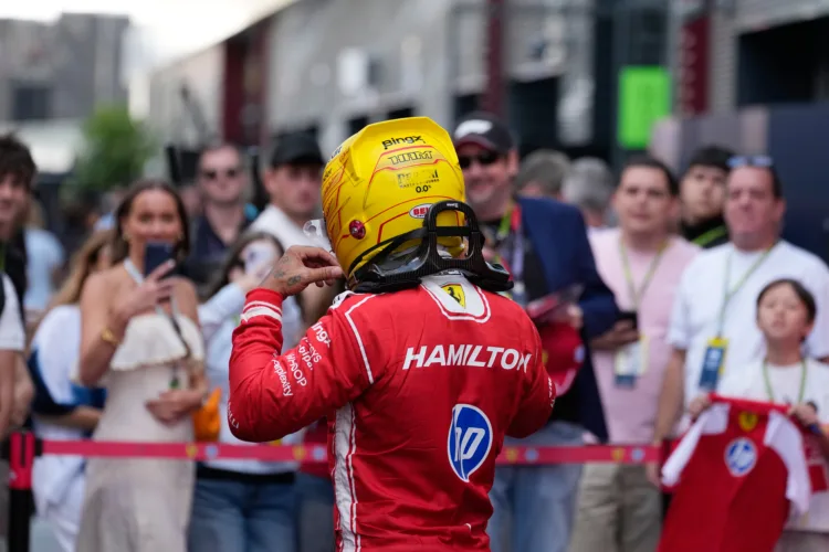 Hamilton chasing Antonelli in Formula 1